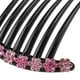 thumbnail image 5 of Paquete de 2-4 peinetas para el pelo con diamantes de imitación, herramienta para hacer moños Updo, herramienta de peinado para novia, color rosa 2 piezas, 5 of 6