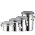 Matoen Coffee Canister, Stainless Steel Airtight Coffee Container