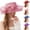 Navy, variant on Kentucky Derby Hats for Women 2026 Flower Mesh Feathers Elegant Tea Party Church Hats Wide Brim Fascinator Hat Sun Hats for Women Uv Protection