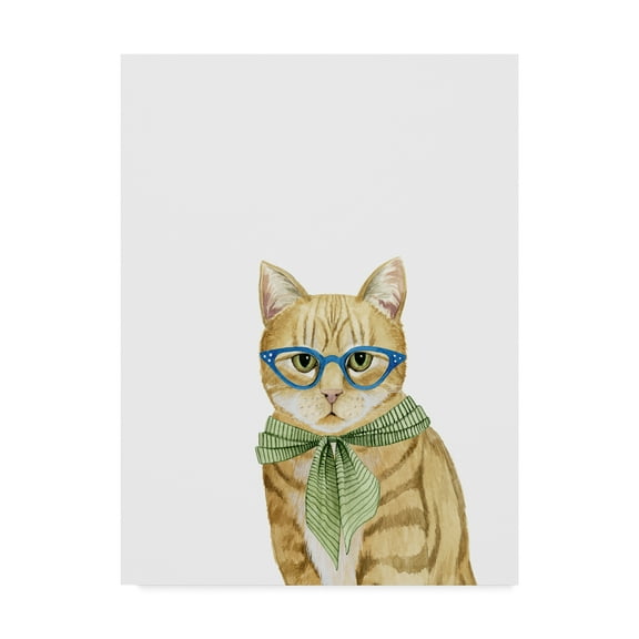 Trademark Fine Art 'Cool Cat IV' Canvas Art by Grace Popp