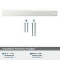 thumbnail image 4 of Amerock Ladera 8-13/16 inch (224mm) Center-to-Center Rectangle Polished Chrome Cabinet Pull Backplate, 4 of 6
