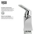 thumbnail image 6 of VIGO Linus Single Handle Single-Hole Bathroom Vessel Faucet in Chrome, 6 of 12