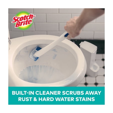 SCOTCH-BRITE DISPOSABLE REFILLS FOR TOILET CLEANING SYSTEM, 12 REFILLS