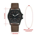 thumbnail image 3 of Guodhu Elegant Watches for Men & Women, Quartz Movement with Leather Strap Classic Business Womens Unisex Watch, 3 of 3