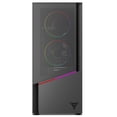 thumbnail image 3 of Gabinete gamer Yeyian YCM-APELA-M1 ATX media torre, Vidrio templado, tarjetas ATX,M-ATX, ITX, 7 ranuras de expansión, incluye 4 ventiladores ARGB PWM, 3 of 8