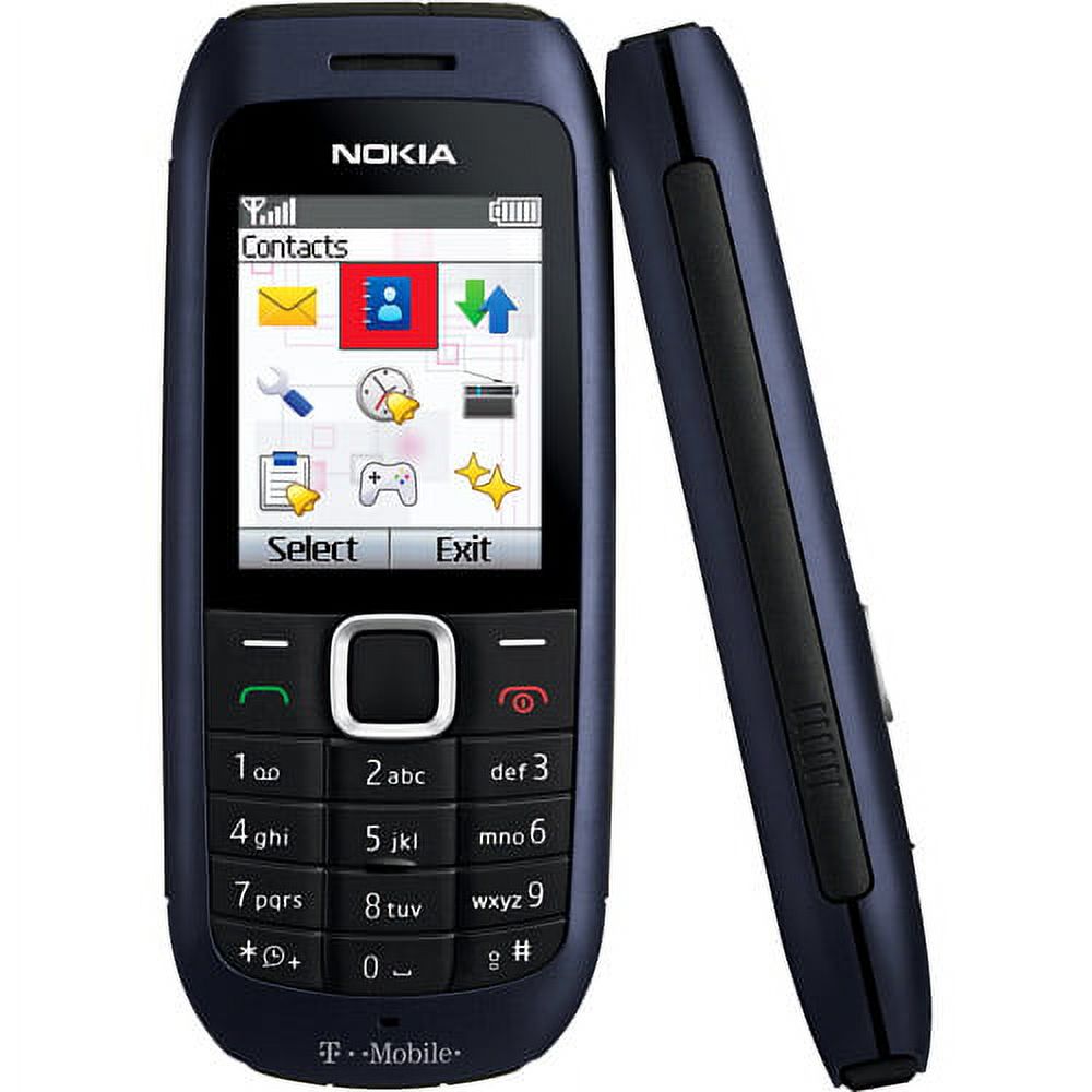 Nokia 1616 - Feature phone - LCD display - 128 x 160 pixels - T-Mobile - midnight blue - image 2 of 3