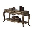 thumbnail image 4 of ACME Ragenardus 2 Drawer Wooden Console Table with Bottom Shelf in Vintage Oak, 4 of 5