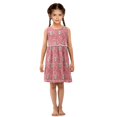 thumbnail image 6 of Girls Dress Christmas Snow Scene Sleeveless Dress for Girls Hem A-Line Casual Sundress, 6 of 7