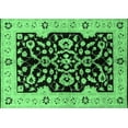 thumbnail image 1 of Ahgly Company Indoor Rectangle Oriental Emerald Green Traditional Area Rugs, 8' x 12', 1 of 4