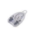 thumbnail image 2 of Swimming Protector Silicone Earplugs Plastic Nose Clip Black White 2 Sets w Case, 2 of 3