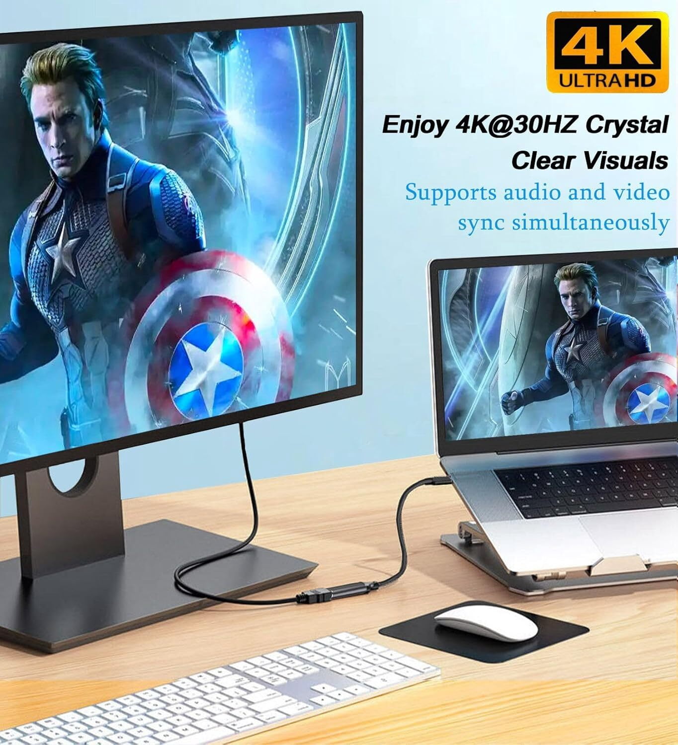 USB C to HDMI Adapter, 5 Pack 4K Type C to HDMI Adapter for jPhone 15 16 Pro Max, MacBook Pro/Air, Galaxy, Dell XPS, Pixelbook, iPad, iMac and More