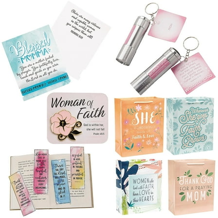 120 Pieces Mother's Day Women of Faith Gift Kit for 24