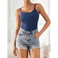 thumbnail image 3 of Sociala Women's Seamless Camisole Tank Tops Stretch Spaghetti Strap Camisoles Built-in Bra Basic Undershirt Tanks, 3 of 12
