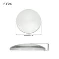 thumbnail image 2 of Uxcell 6pcs Door Stoppers Quiet Wall Protectors 1.6" Self Adhesive Reusable Clear Rubber Knob, Round Smooth, 2 of 5