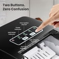 thumbnail image 4 of Moifoi Ice Maker Countertop , Portable Ice Machine 26.5lbs/24H, Ready in 6 Mins/9 Pcs with Self-Cleaning,Black, 4 of 8
