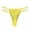 Yellow, variant on eczipvz Women's Panties Satin Thong Panties Tangas Cheeky Underwear Cotton Brief(Yellow,S)