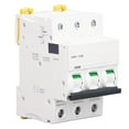 thumbnail image 1 of Disyuntor en miniatura 3P 400V Disyuntor en miniatura Montaje en riel DIN Interruptor de protección contra sobrecarga de bajo voltaje IC65N(C32A(32A)), 1 of 8