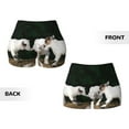 thumbnail image 5 of Vsdgher Cute Goat Baby print Workout Shorts for Women Seamless Soft Smooth Gym Yoga Scrunch Active Exercise Fitness Shorts, 5 of 8