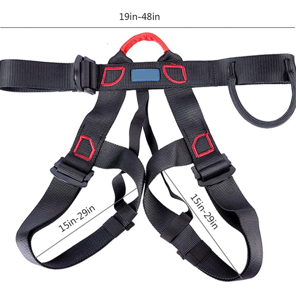 Thick style Climbing Harness Half Body Rescue High altitude Safety Belt Thin 
