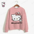 thumbnail image 3 of Sudadera con capucha de otoño HELLO KITTY, sudadera de gran tamaño para mujer, jerséis Harajuku, moda coreana, tops de manga larga a juego, ropa de calle, 3 of 5
