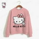 thumbnail image 3 of Sudadera con capucha de otoño HELLO KITTY, sudadera de gran tamaño para mujer, jerséis Harajuku, moda coreana, tops de manga larga a juego, ropa de calle, 3 of 5