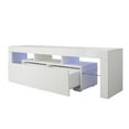 thumbnail image 5 of Aukfa TV Stand with 2 Cabinets for TVs up to 70" - White, 5 of 8