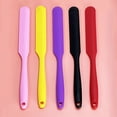 thumbnail image 3 of Maytalsory 2piece Silicone Spatula For Jar Scraping Safe And Convenient Kitchen Scraper Set Cake Spatula Yellow + light pink, 3 of 6
