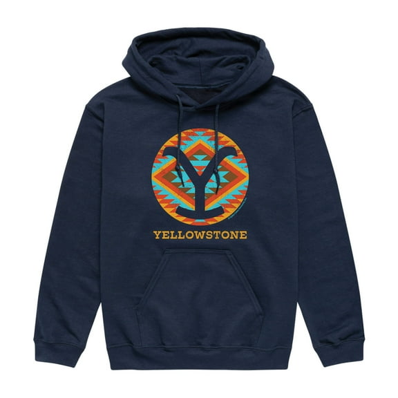 Yellowstone - Y Brand Saddle Blanket - Men's Pullover Hooded Fleece Sweatshirt