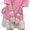 Pink & White, variant on Cute Arm Warmers Kawaii Half Finger Y2K Adorable Accesspties for Teen Girl Glove Gyaru Hip Hop Arm Sleeve Harajuku Egirl Goth