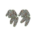 thumbnail image 3 of Baby Boy Fall Outfit Long Sleeve Camo Print Sweatshirt + Pants Set, 3 of 10