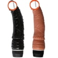 thumbnail image 3 of Productos sexuales para adultos Crystal single shock 19cm pene vibrador masculino giro perlas, 3 of 3