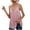 Pink, variant on XFLWAM Tank Top for Womens Sleeveless V Neck Ruffle Hem Cami Tops Summer Flared Peplum Camisole Shirts