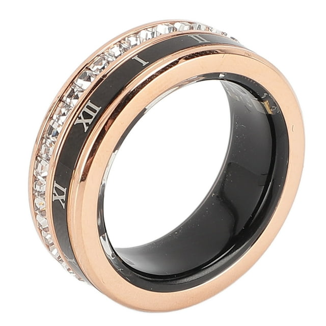 Smart Ring, Step Counting BT Smart Ring Gold for Men Size 8,Size 9,Size 10