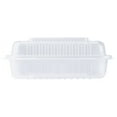 thumbnail image 6 of Karat 9" x 9" PP Plastic Hinged Containers, 3 Compartment - 200 ct, 6 of 9