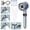 Blue, variant on High Pressure Shower Head, High Power Shower Head and Hose Set with 3 Filters, 59‘’ Hose & Bracket, 4 Spray Modes & Pause Switch, Hard Water Filtered Showerhead with Handheld, Black