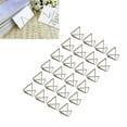 thumbnail image 3 of Place Card Holder, 24 Pcs  Shape Durable Anti Slip Table Number Holder Fashionable Unique Colorfast Photo Holder Table Card Holders For Place Cards Weddings Anniversary Party, 3 of 8