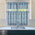 thumbnail image 3 of Sailing Nautical Curtains Set Anchor Marine Sea Ocean Beach Lighthouse Boat Compass Sail Helm Rudder Mast Beacon Voyage Tide Horizon Maritime Summer Travel Coastal Curtain Valance Tier Set, 3 of 6