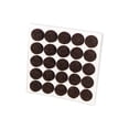 thumbnail image 1 of 1000 Pack Rok Quincaillerie Robuste 38 (95mm) Diamètre Tampons en Feutre Auto-Adhésifs Pare-Chocs de Meubles 18 (3mm) Hauteur Rond Marron - ROKFELTP38BRN, 1 of 4