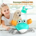 thumbnail image 3 of Crawling Crab Baby Toy 1 Year Old Boy Girl - Infant Tummy Time Toys Babies Boy  Learning Crawl 12-18 Walking Toddler 12  Months Old Music Development 1st Birthday Gifts, 3 of 8