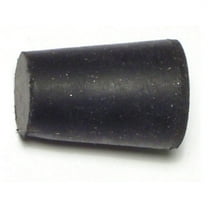 3/8" x 9/16" x 1" #00 Black Rubber Stoppers (20 pcs.)