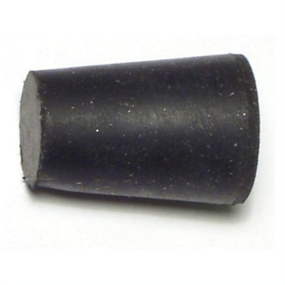3/8" x 9/16" x 1" #00 Black Rubber Stoppers (20 pcs.)