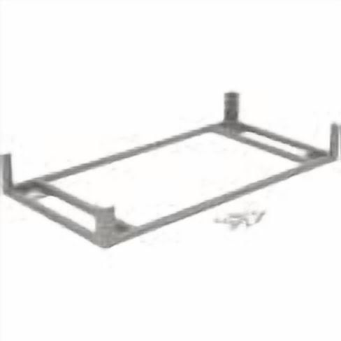 Global Industrial Dolly Base, 36"Wx24"D, Gray