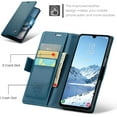 thumbnail image 3 of WWS-Étui pour Samsung Galaxy A26 Étui Portefeuille avec Porte-Cartes, Support RFID Blocage Fermeture Magnétique Antichoc Étui Protecteur en Cuir PU pour Samsung A26 Portefeuille à Rabat - Bleu, 3 of 4