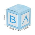 thumbnail image 3 of Balsa Circle 25 Blue 2" Square Baby Shower Party Favors Gift Boxes Birthday Party Decorations Whole, 3 of 8