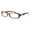 Tortoise, variant on Women's Clear Lens Eyeglasses Slim Rectangle Frame Designer UV400 Black Tortoise