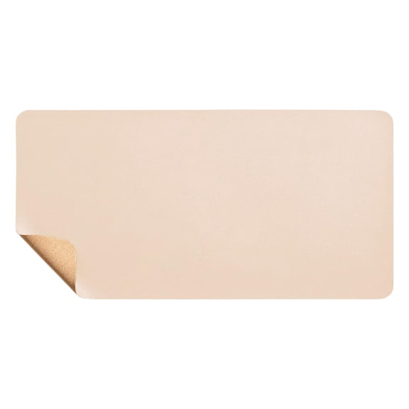12 x 24 Inch Large Cork Desk Pad Double-Sided Mouse Mat 23.6 x 11.8 in Non-Slip Waterproof Office Writing Mat Natural Sustainable Cork Material Desktop Protector