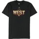 thumbnail image 1 of Adidas Mens The West Graphic T-Shirt, black, L, 1 of 2