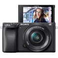 thumbnail image 1 of Sony a6400 Mirrorless Camera with 16-50mm Lens, Black (EOL) (International Model), 1 of 4