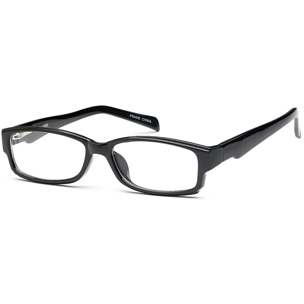 Men's Eyeglasses 55 17 140 Black Plastic