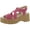Pink, variant on Dr. Scholl's Shoes Womens Dottie Slingback Slip-On Platform Sandals